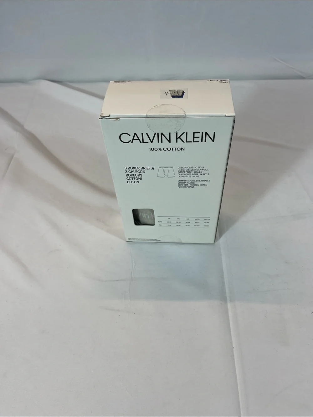 Calvin Klein 3-Pack Boxer Briefs in Green , Blue, and Gray